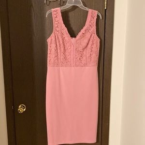 Grace Karin fitted lace v-neck top cocktail dress